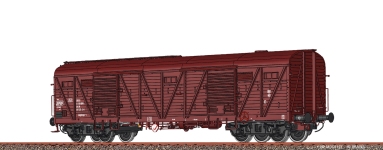  51270 - H0 - Gedeckter Güterwagen, Gaghmqrs-v, DR, Ep. IV